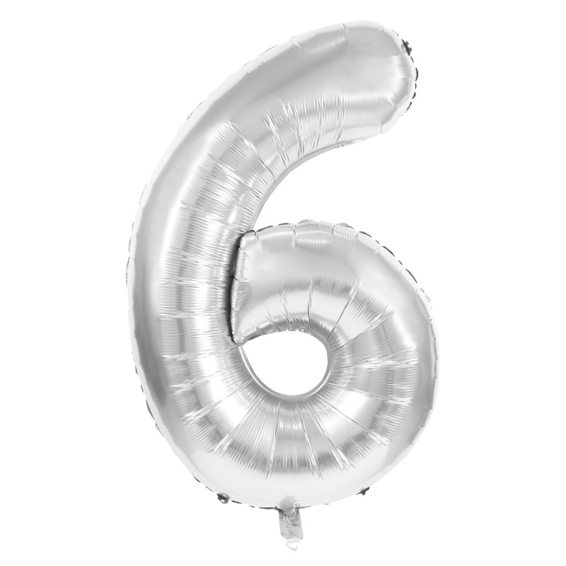 ballon-mylar-chiffre-6-argent-36cm