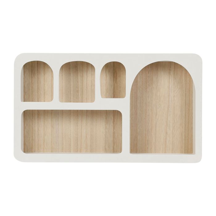Etagère Troglodyte Murale Blanche en bois