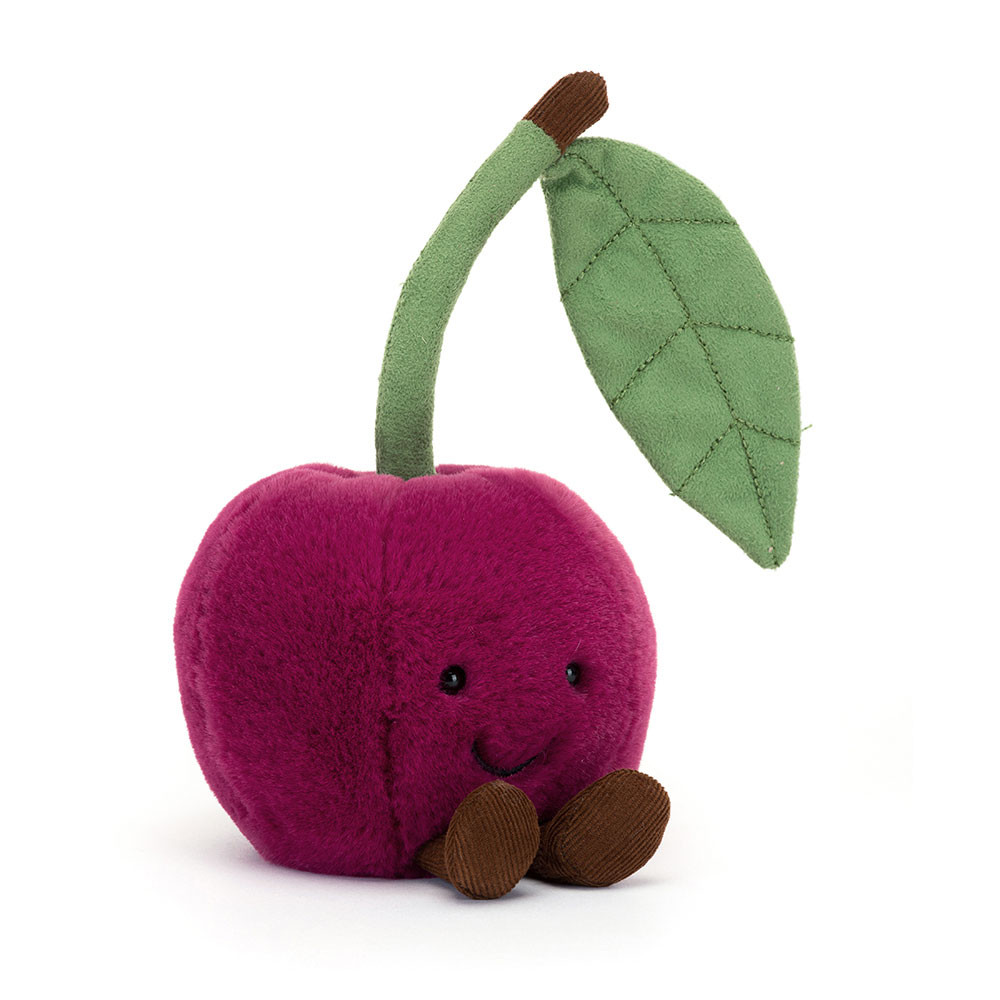 Peluche Jellycat Cerise - Amuseables Cherry - A6CHR 12cm