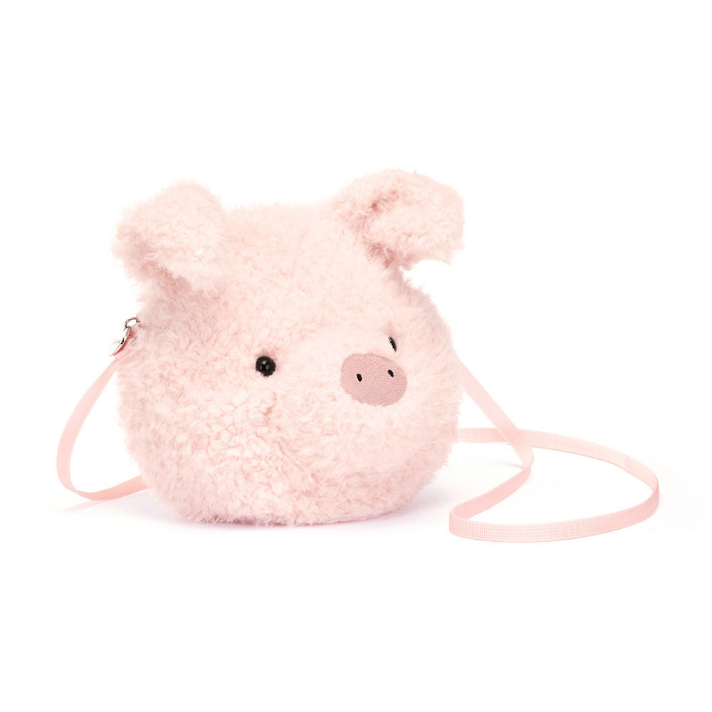 Sac Peluche Jellycat Petit Cochon Rose - Little Pig Bag - L4PGB 19cm