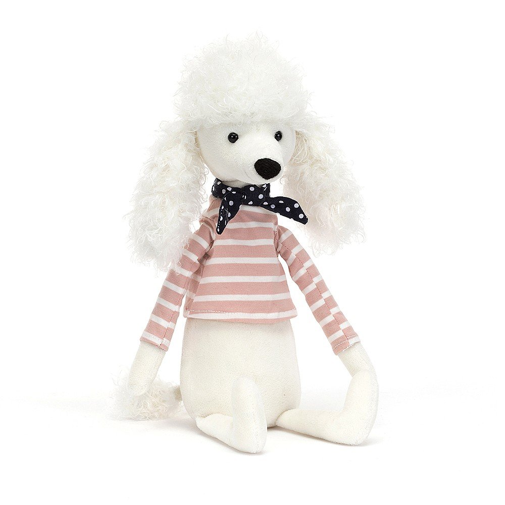 Peluche Jellycat chien caniche Beatnik - Beatnik buddy Poodle - BEB3P