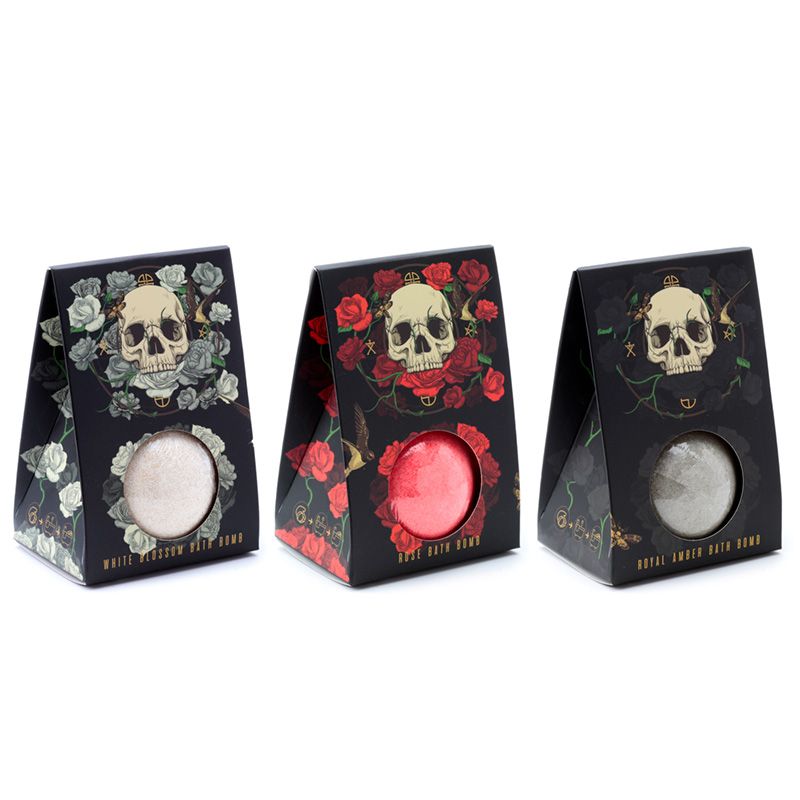 Boule de Bain avec Emballage Cadeau Skulls and Roses - Crâne
