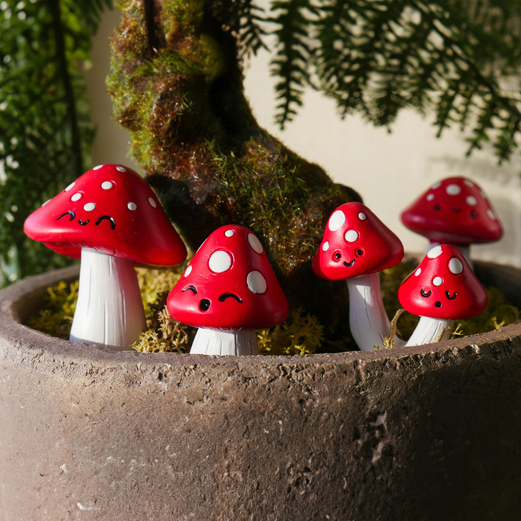 Mini décorations pour plantes - Champignon
