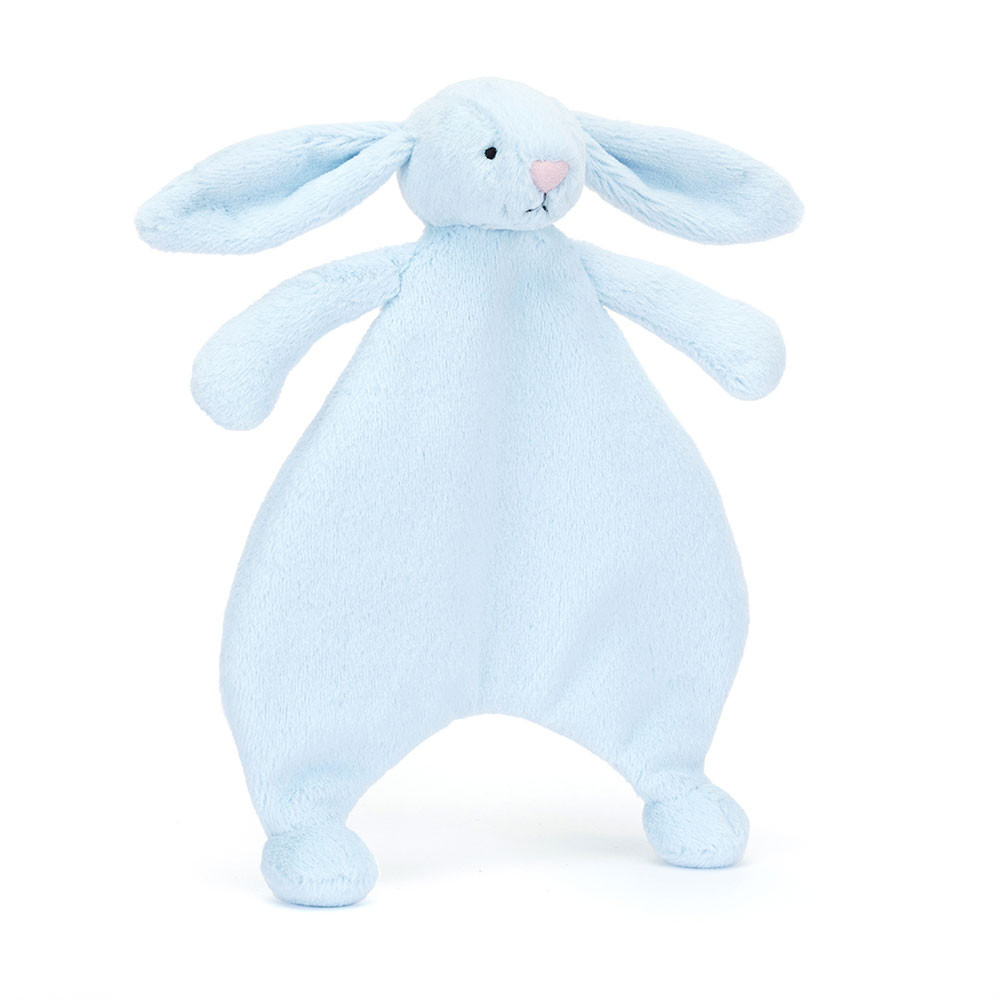 Doudou plat Lapin Bleu - Bashful Blue Bunny Comforter CMF4BB