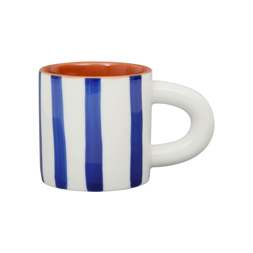 Tasse à Café en Grès Organic 17 cl - Santorin