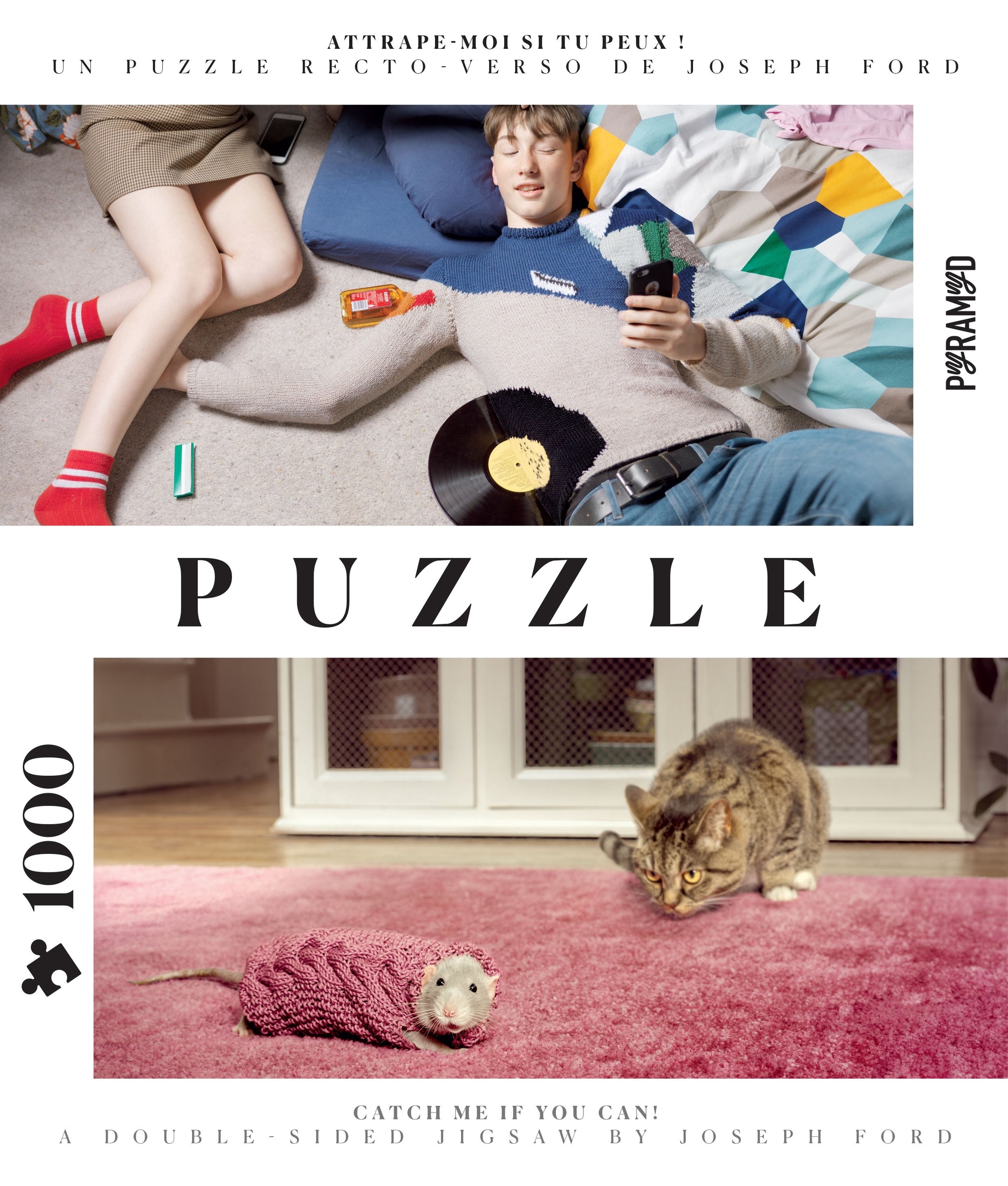 Puzzle Recto-Verso 1000 pièces - Attrape moi si tu peux !