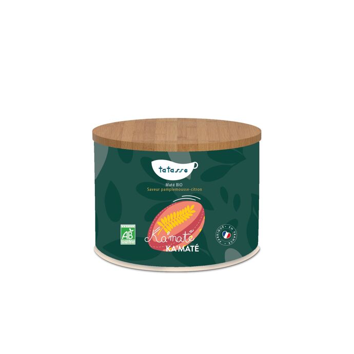 Maté bio - Ka\' Maté Ka Maté - Maté Pamplemousse Citron - Boite métal 35g