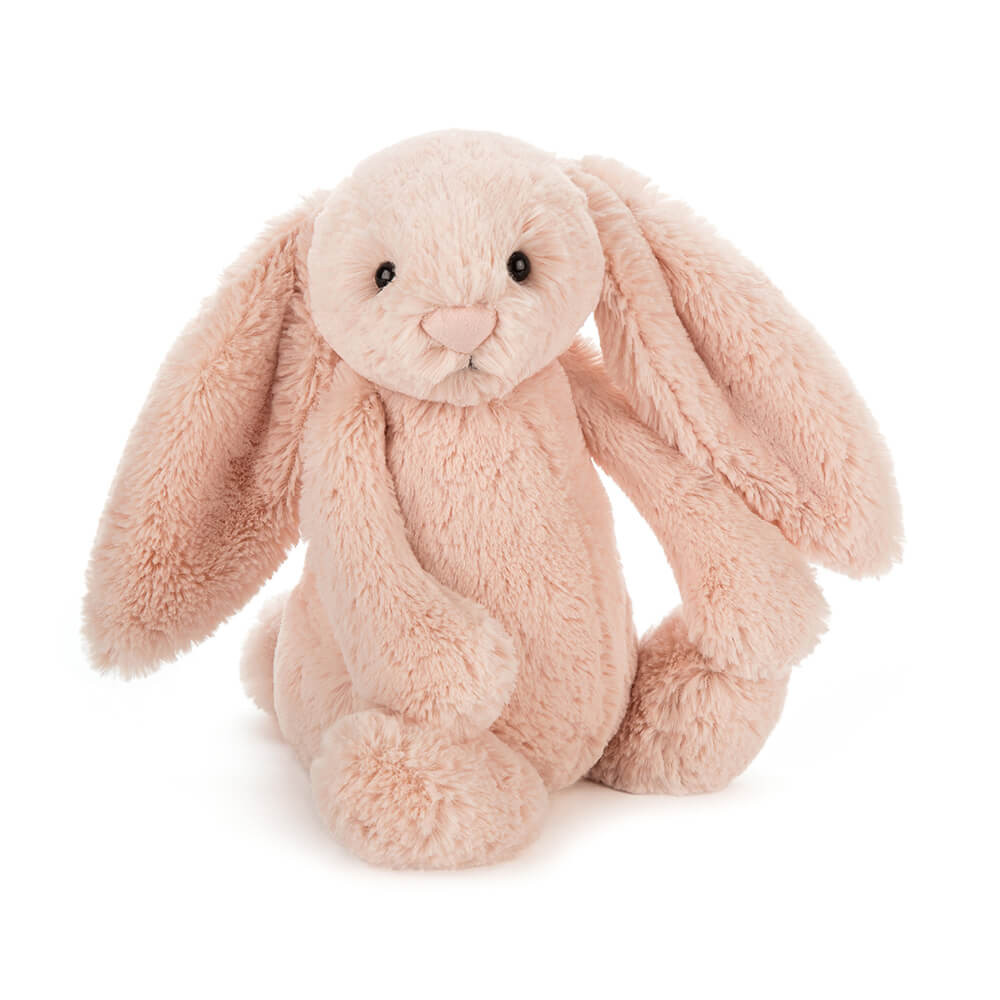 Peluche Jellycat Lapin Rose Blush - Bashful Bashful Blush Bunny - BAS3BLUN 31cm