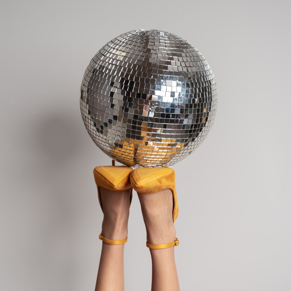 Boule à Facettes Disco Argent 30cm