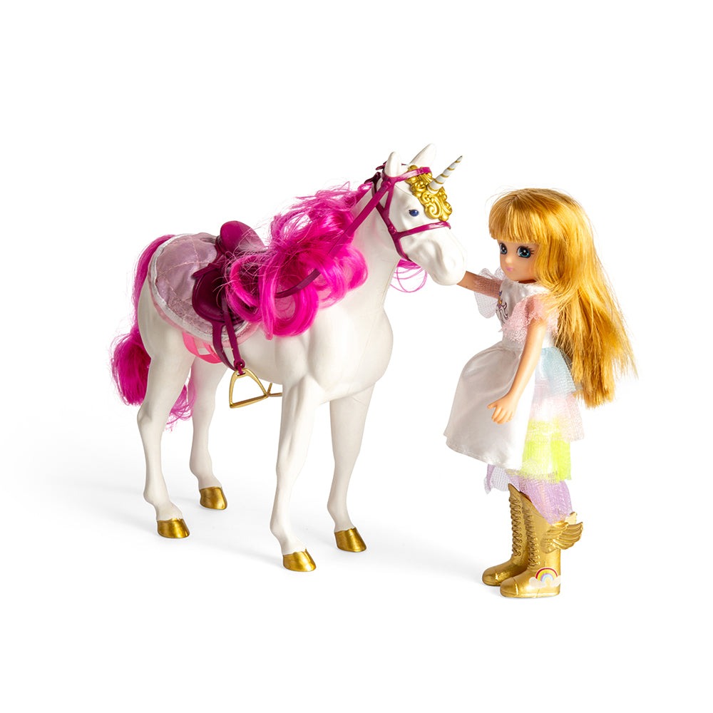 Poupée Lottie - Olivia et sa Licorne - Unicorn Dress Up Doll & Set
