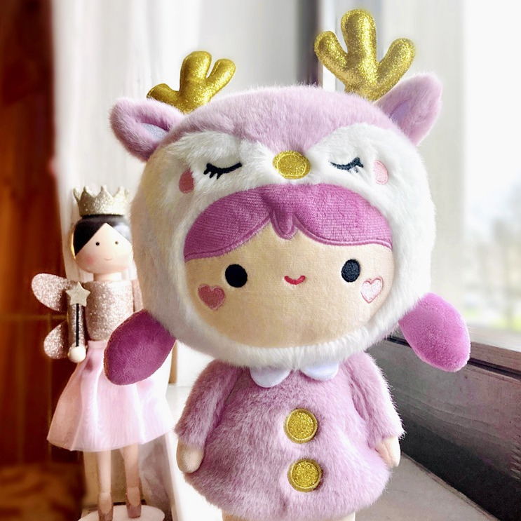 Peluche Momiji Twinkle Plum