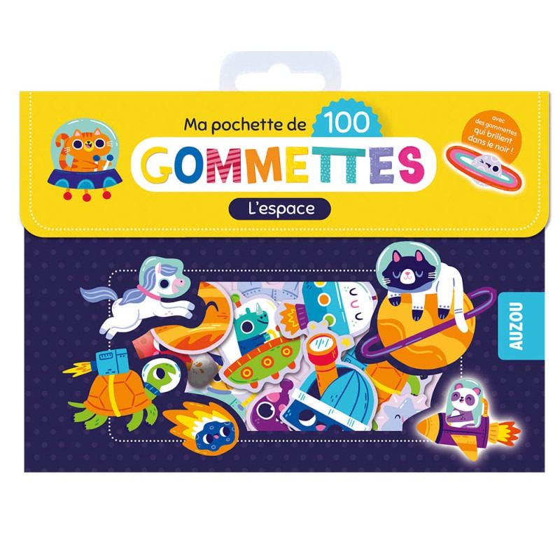 Ma pochette de 100 gommettes - L'Espace