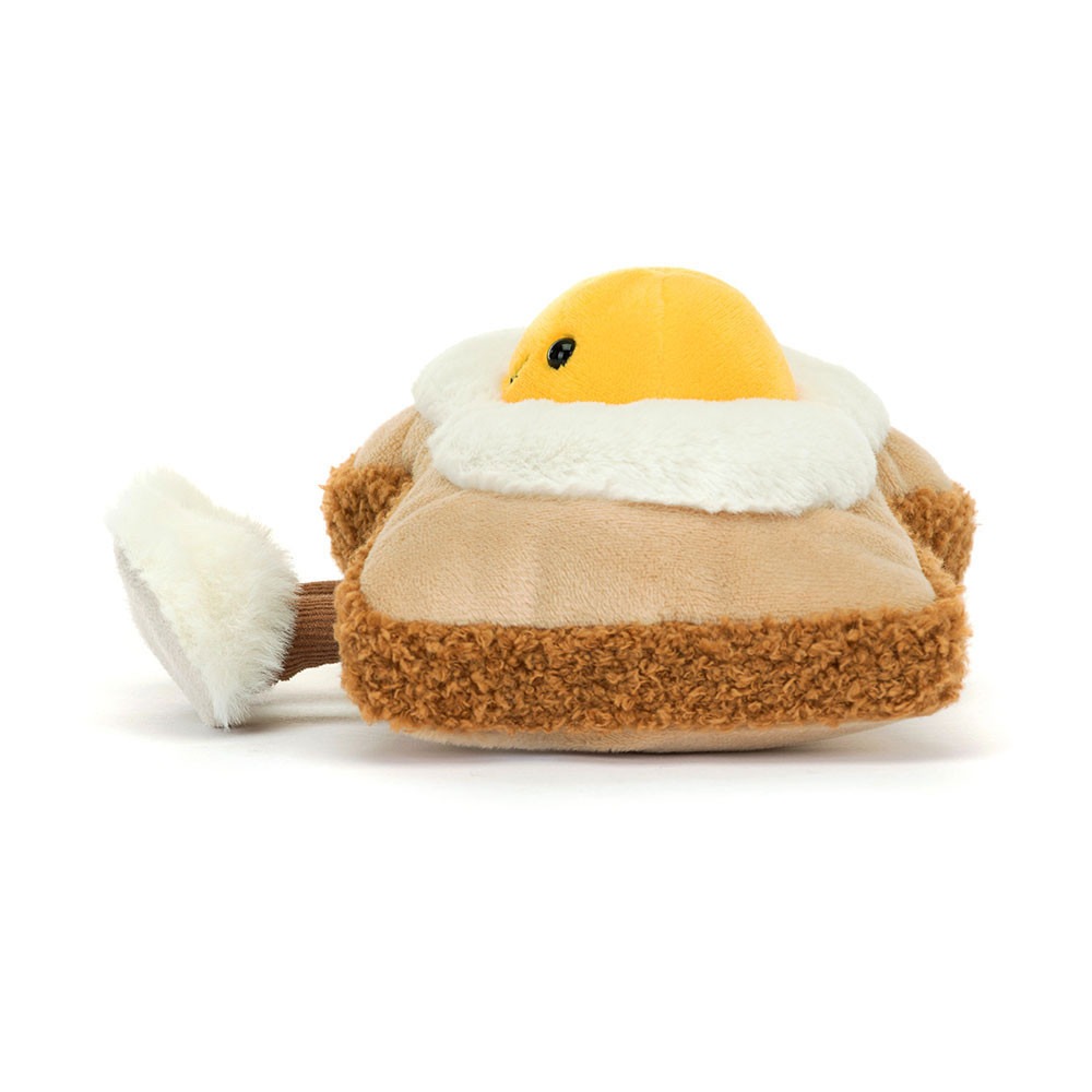Peluche Jellycat Egglantine l’Œuf Sur Toast - Amuseables Egglantine Egg On Toast A2EGGT 12cm