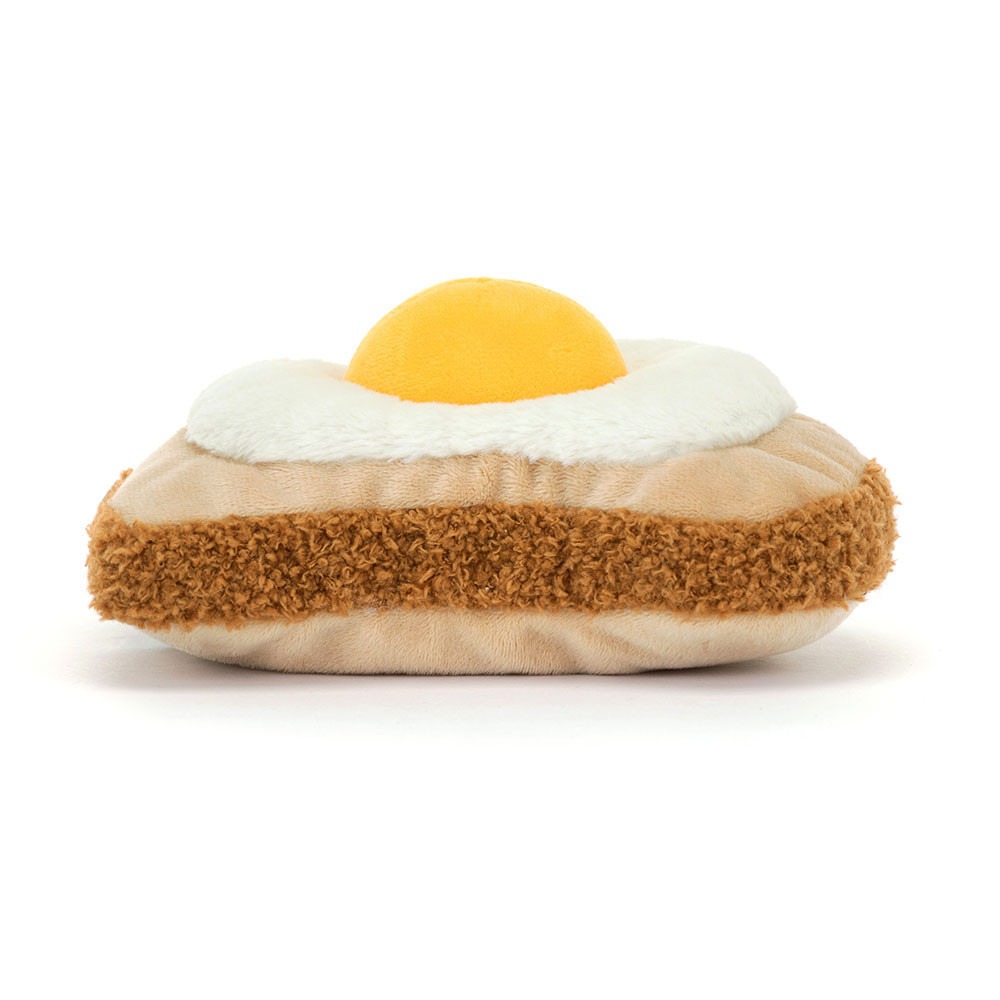 Peluche Jellycat Egglantine l’Œuf Sur Toast - Amuseables Egglantine Egg On Toast A2EGGT 12cm(72)