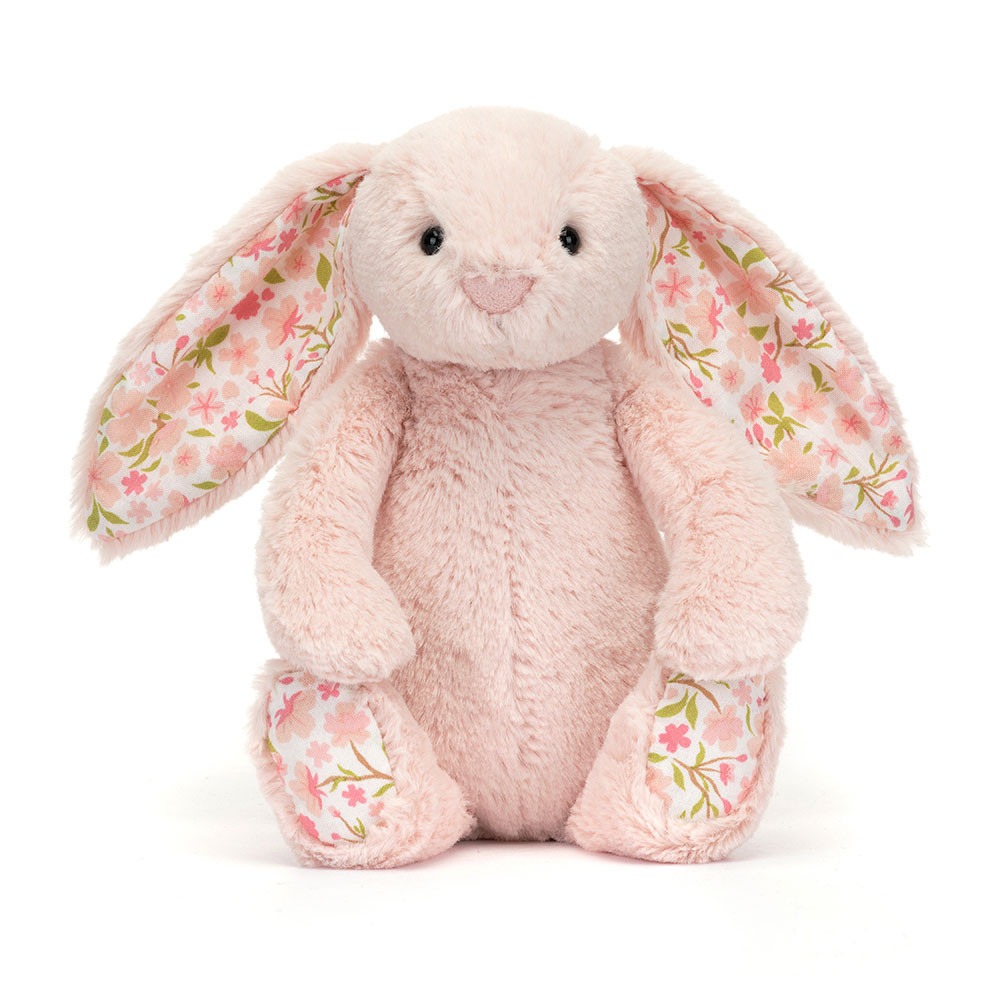 Peluche Jellycat Lapin Rose Liberty Cerise - Blossom Blush Bunny Cherry Small BPS6EC 18 cm