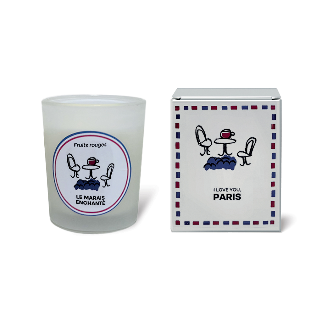 Coffret de 5 bougies parfumées Paris Je taime