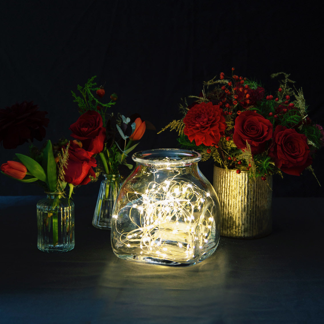 Guirlande lumineuse 60 LED dorées 3 mètres