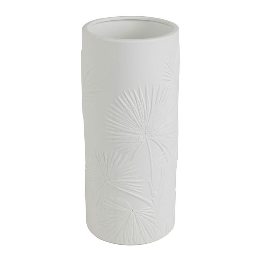 Lampe porcelaine blanche décorative ajourée à poser - Nomadéa