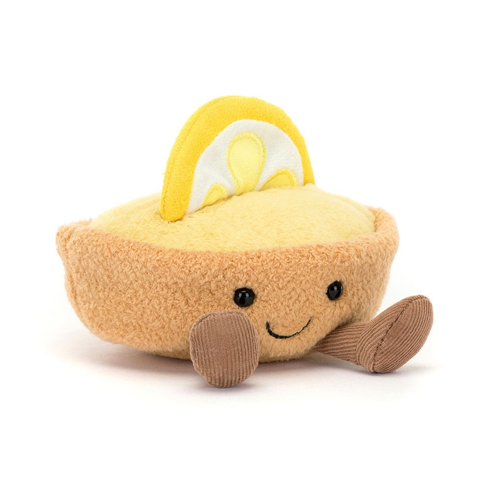 Peluche Jellycat Patisserie Tarte au Citron - Amuseables Collette Tarte au Citron A6TAC 9cm
