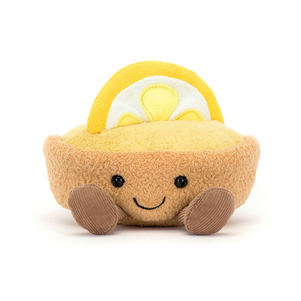 Peluche Jellycat Patisserie Tarte au Citron - Amuseables Collette Tarte au Citron A6TAC 9cm
