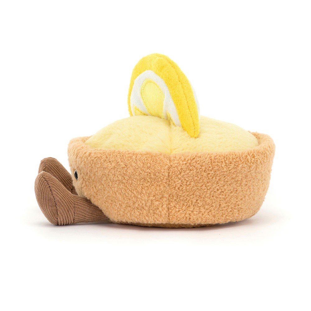 Peluche Jellycat Patisserie Tarte au Citron - Amuseables Collette Tarte au Citron A6TAC 9cm