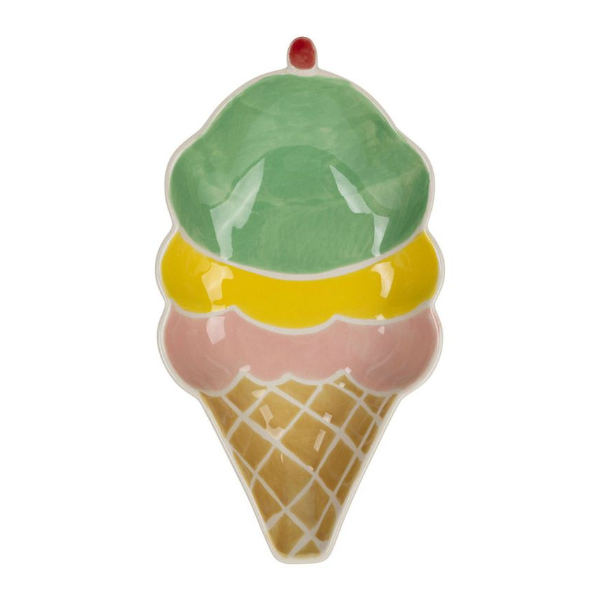 Bol à dessert en céramique Cornet de Glace