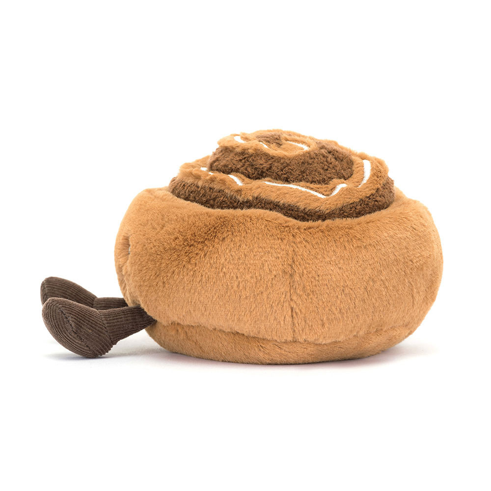 Peluche Jellycat Roulé à la Cannelle - Amuseables Cinnamon Bun A4CNB 10cm