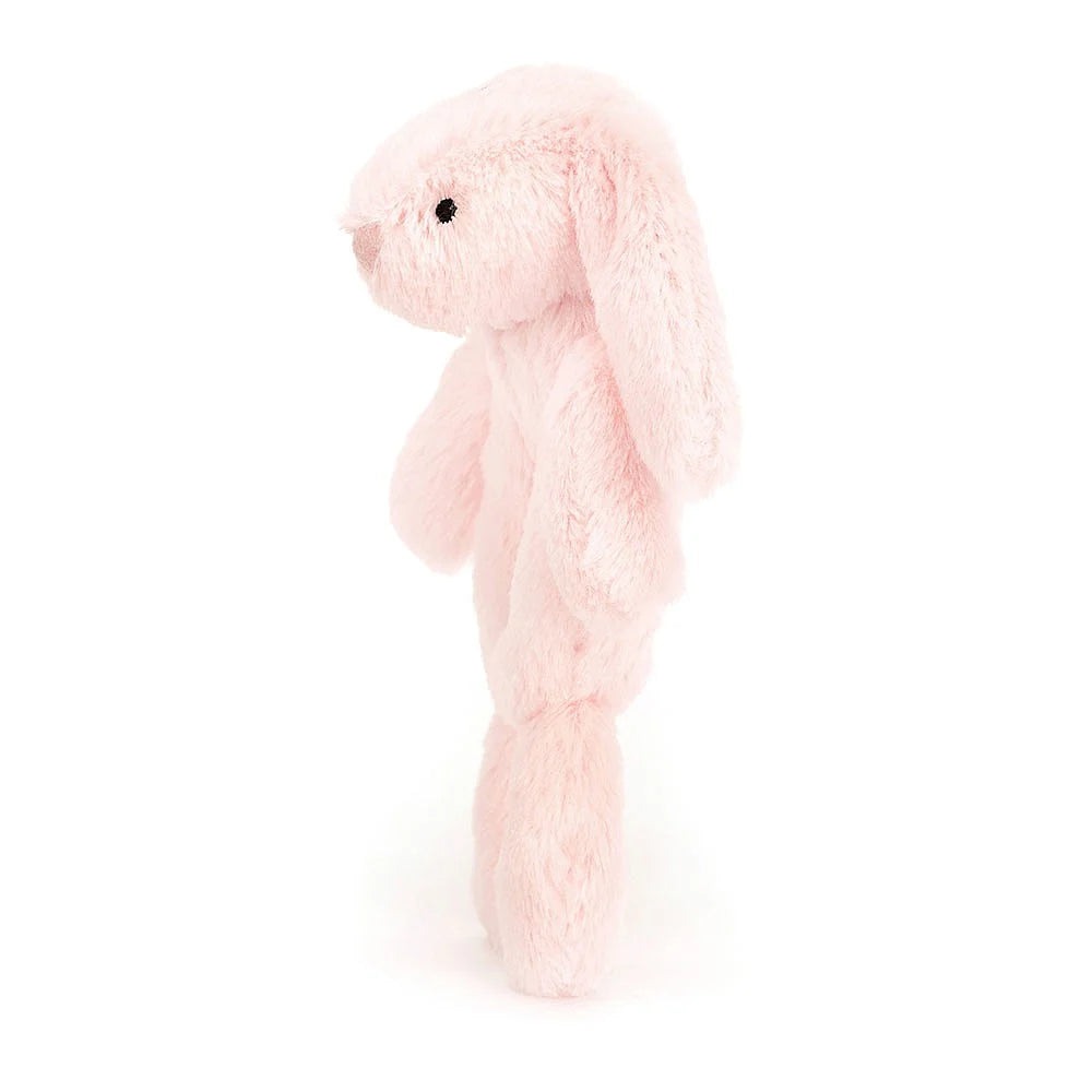 Hochet Peluche bébé Jellycat Rose - Bashful Pink Bunny Ring Rattle - BRR4BP 2