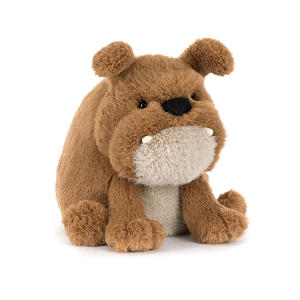 Peluche Jellycat Chien Derreck le Bouledogue - Derreck Dog - GRU3DG - 23 cm