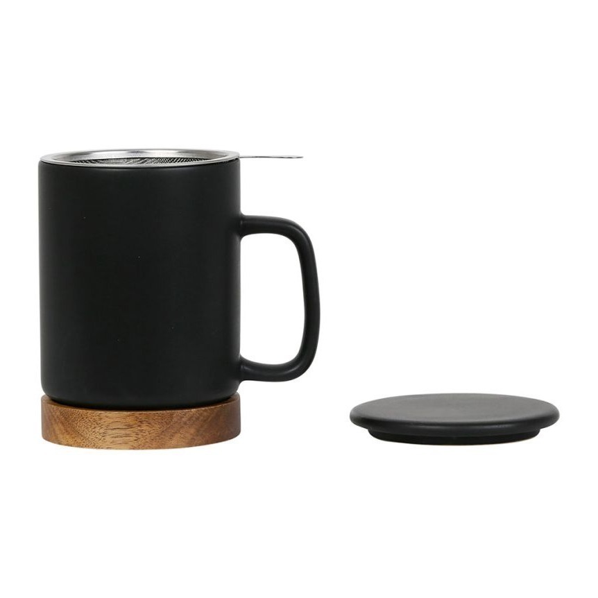 Tisanière avec filtre Nordika 35 cl - Noir