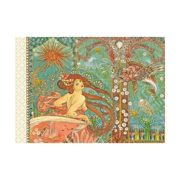 Cahier illustré - Art Nouveau - Gwenaëlle Trolez Créations