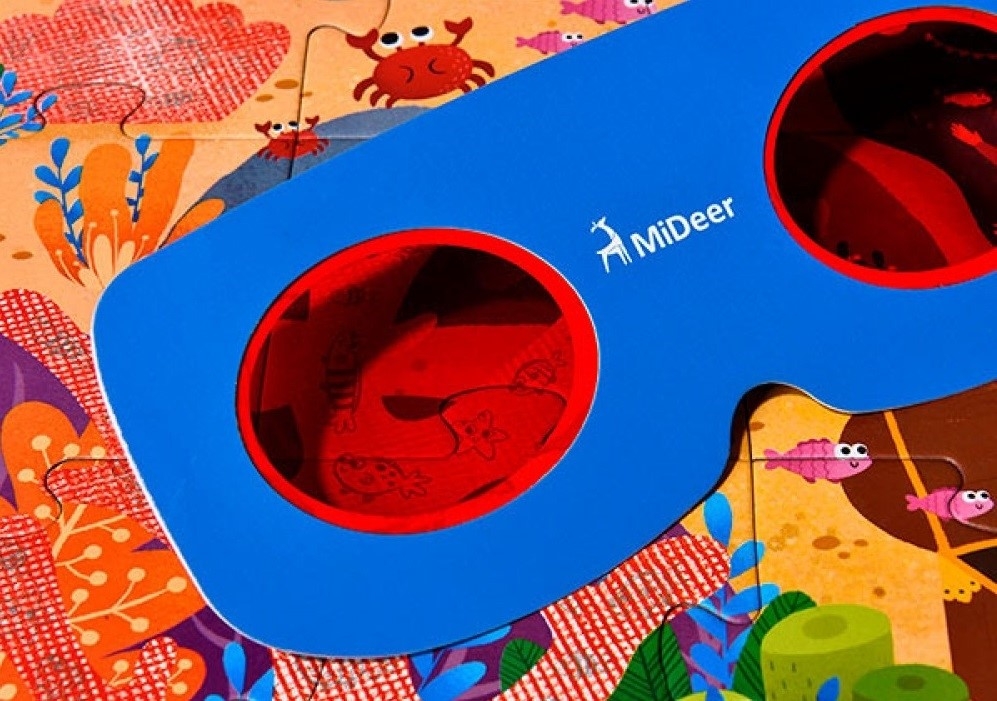 Puzzle 35 pcs - Détective Océan avec lunettes - Dès 3 ans