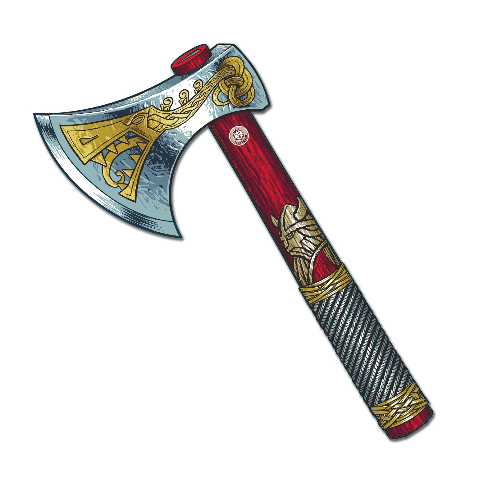 Accessoire costume enfant - Hache Viking en mousse