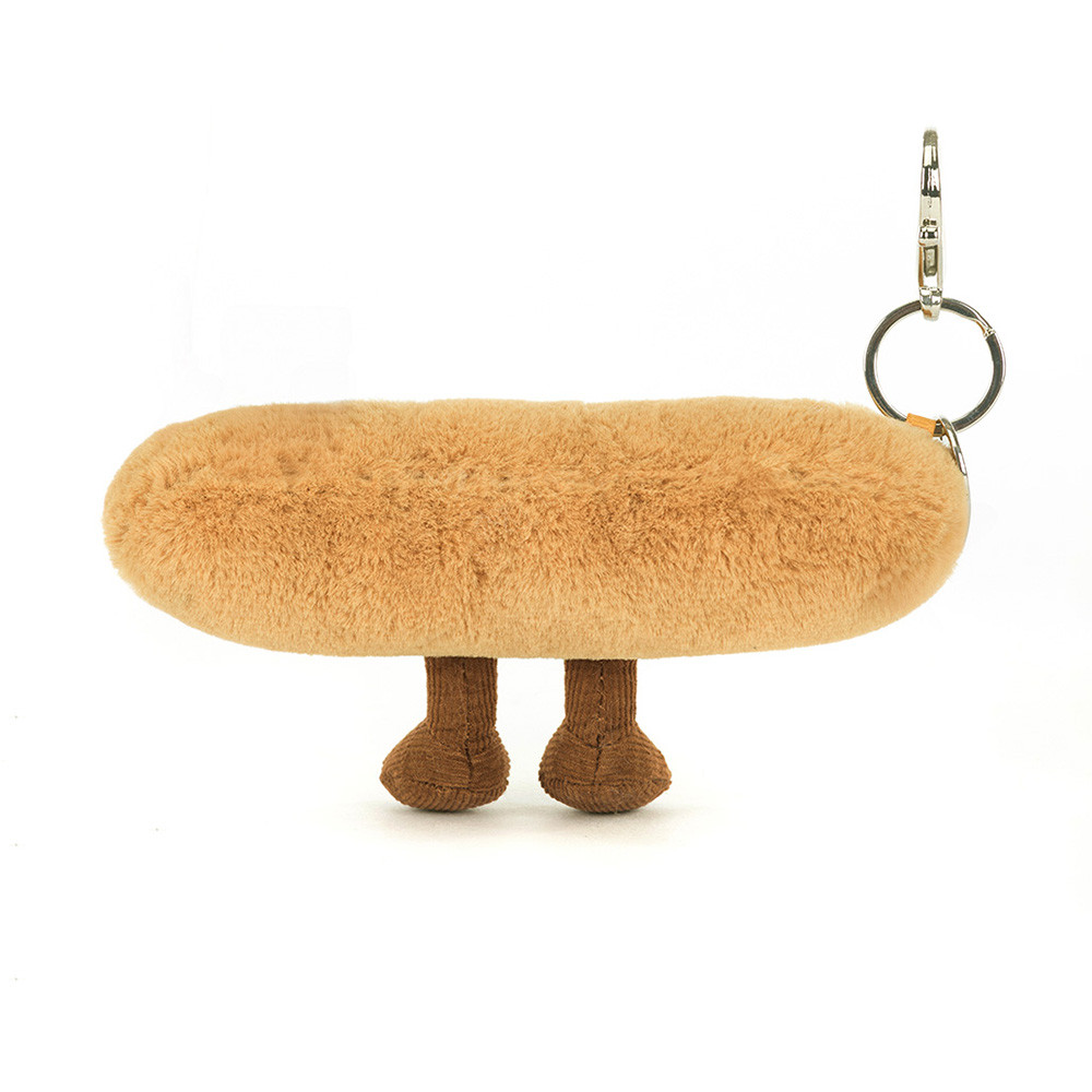 Peluche Jellycat Porte-clés Baguette de voyage - Amuseables Baguette Bag Charm ABG4BC 15cm