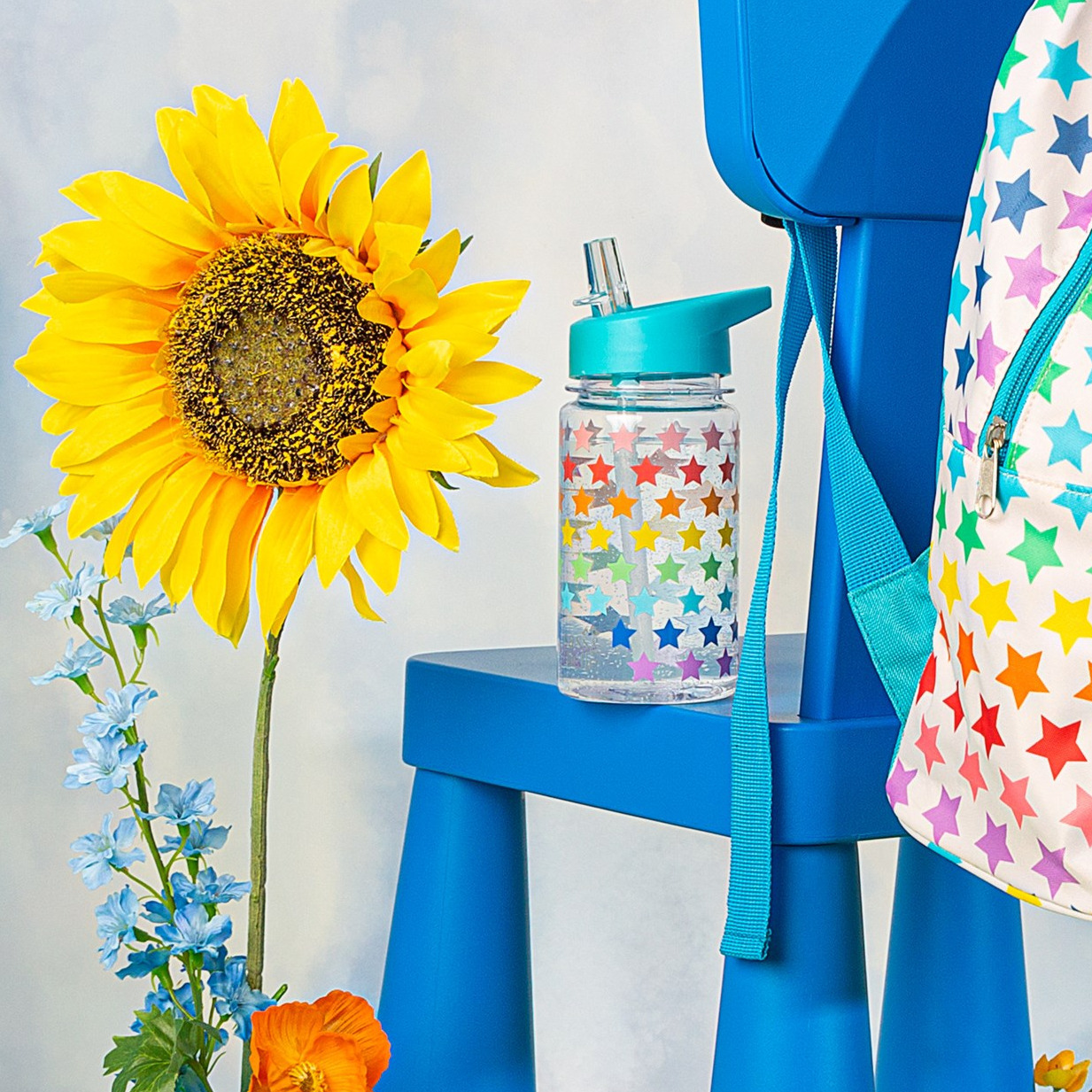 Gourde enfant Etoiles Multicolores 400 ml