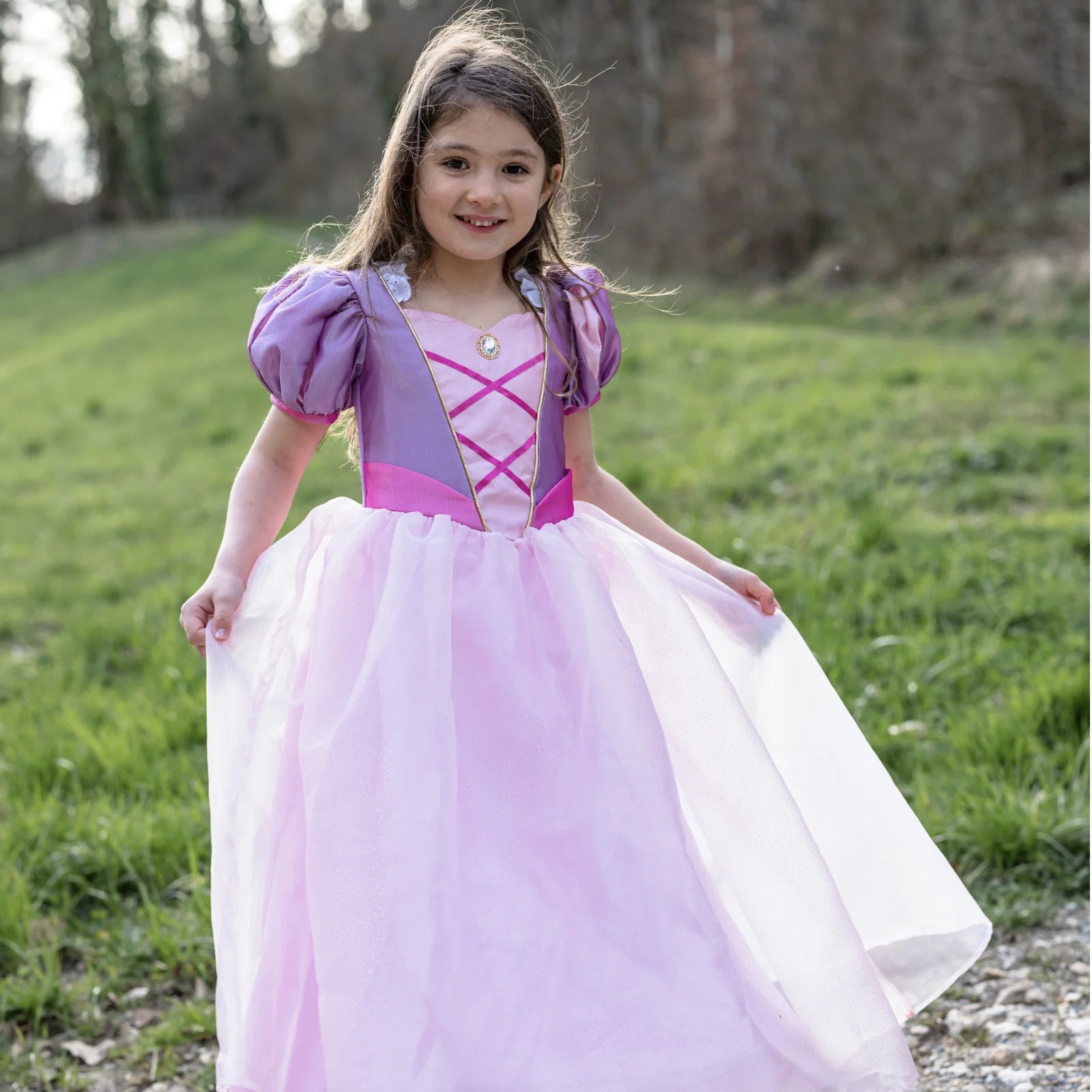 Robe de princesse Raiponce 2/4 ans