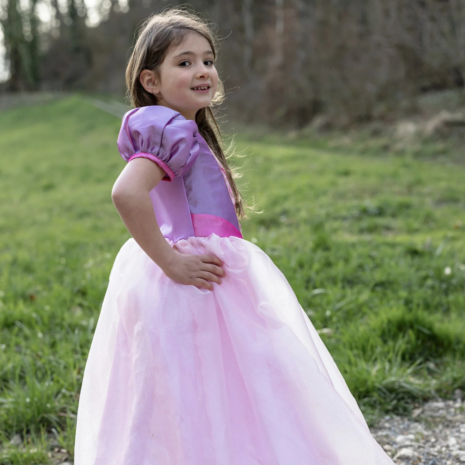 Robe de princesse Raiponce 2/4 ans