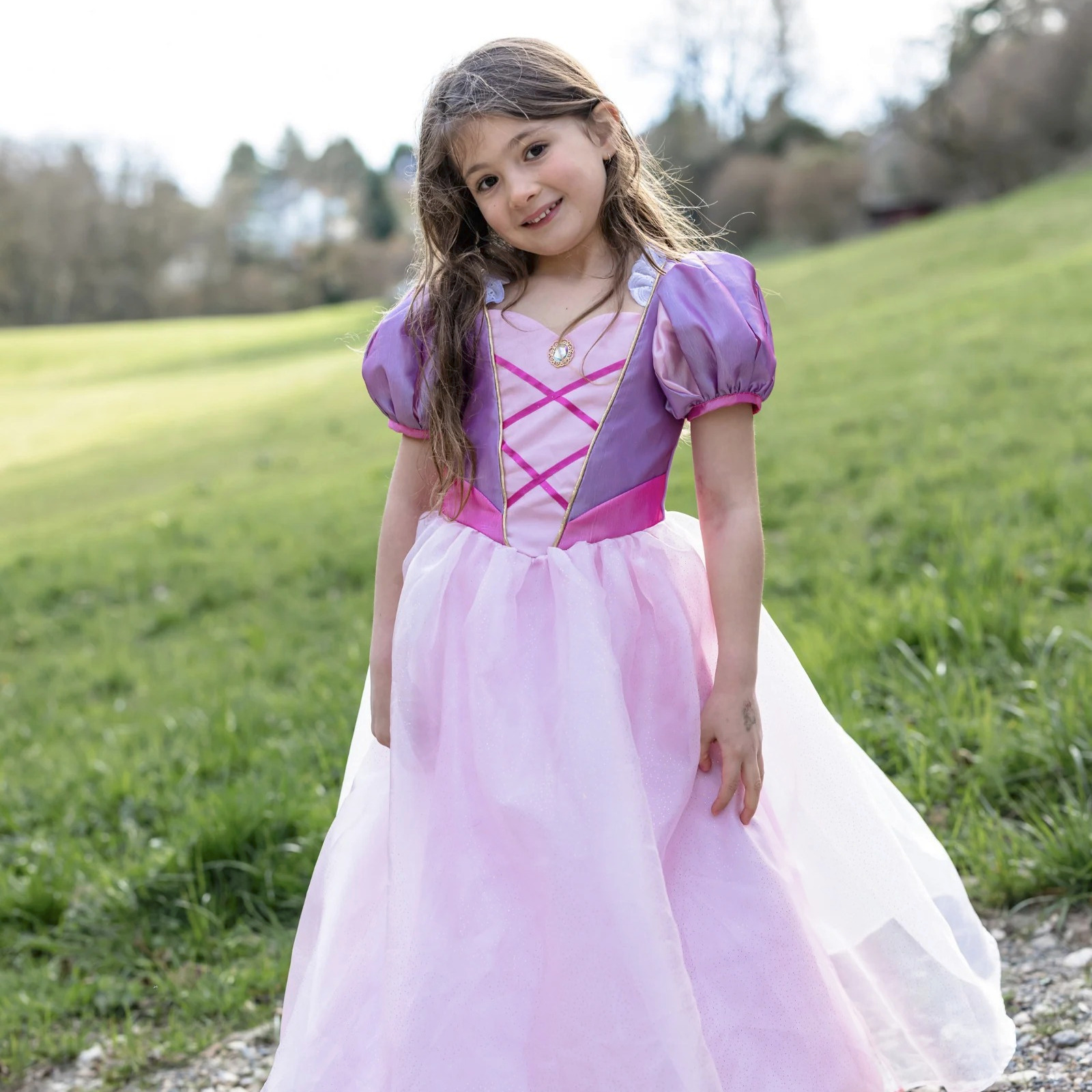 Robe de princesse Raiponce 2/4 ans
