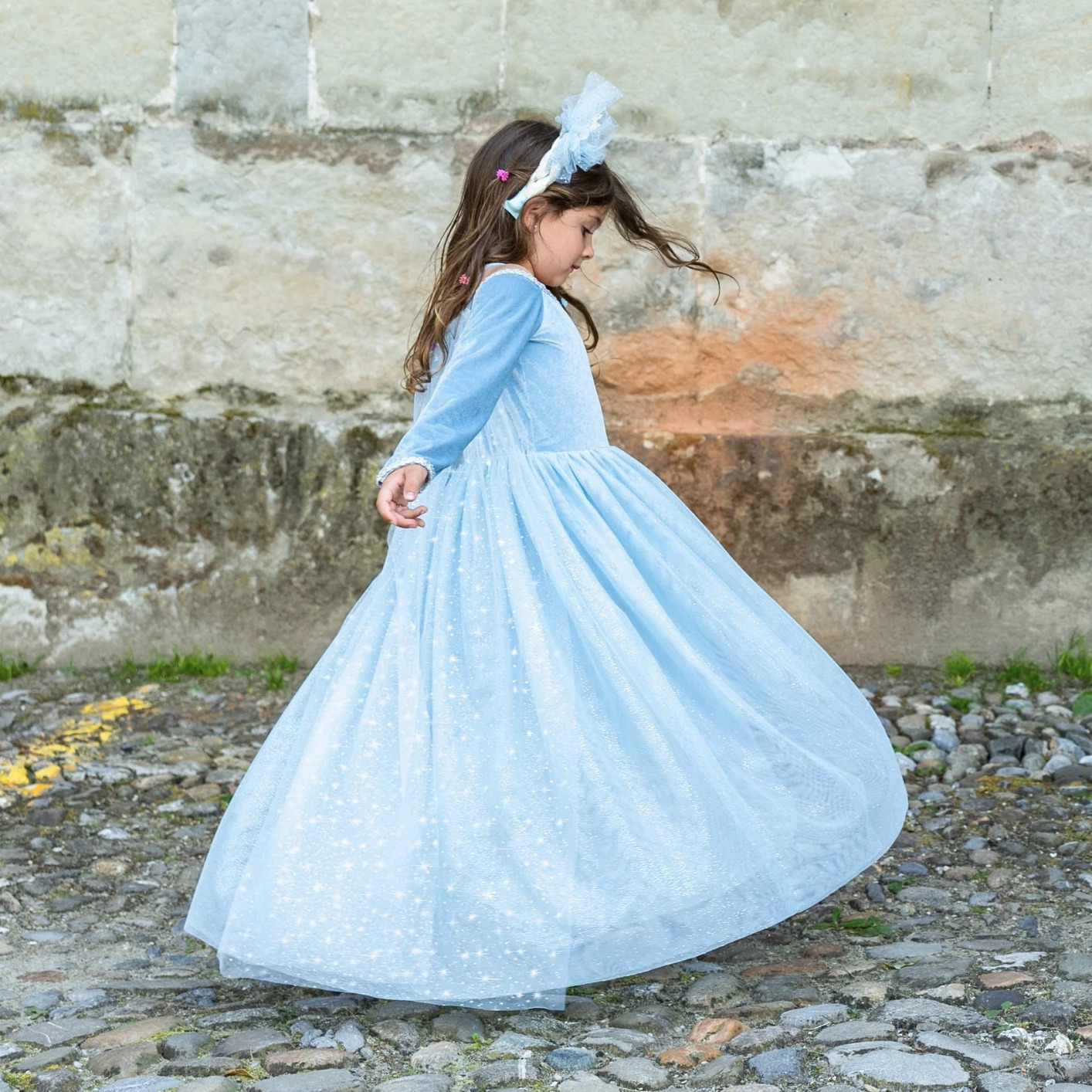 Déguisement enfant Princesse des Neiges Douceur Velours 5/7 ans