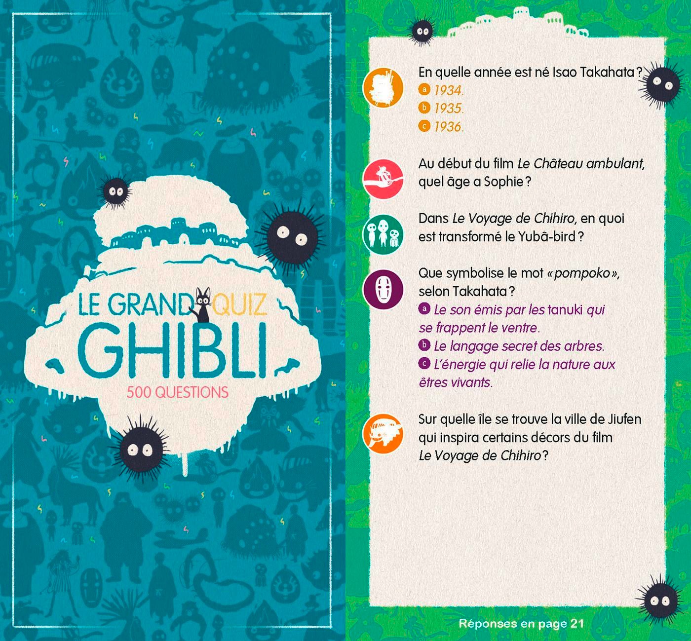 Le Grand Quiz Ghibli - Jeu de société pour fans du Studio Ghibli - Dès 12 ans