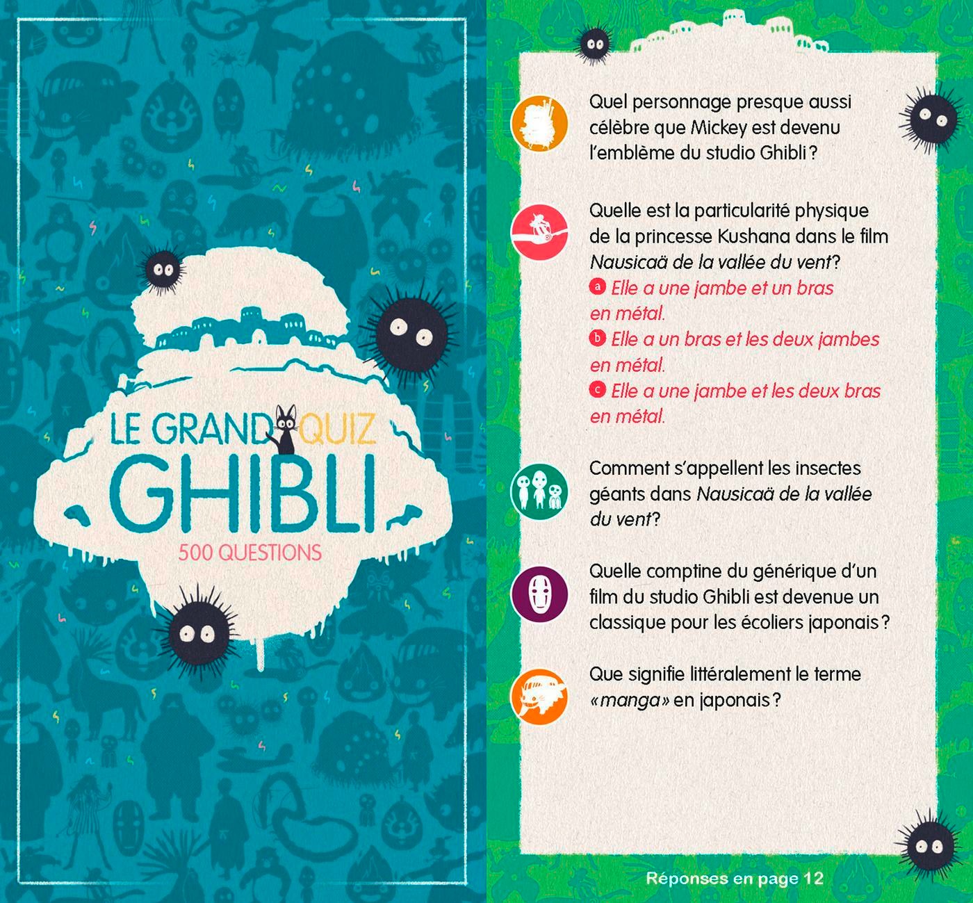 Le Grand Quiz Ghibli - Jeu de société pour fans du Studio Ghibli - Dès 12 ans