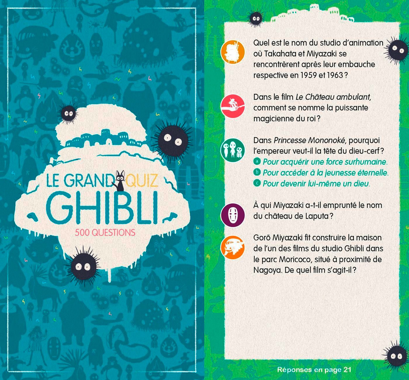 Le Grand Quiz Ghibli - Jeu de société pour fans du Studio Ghibli - Dès 12 ans