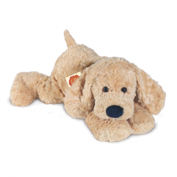 Peluche Chien allongé beige Golden Retriever Teddy Hermann 40 cm