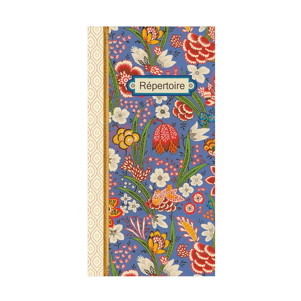 Répertoire Adresses Fleurs Rouge Violet et Orange - Gwenaëlle Trolez Créations