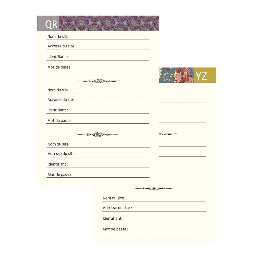 Carnet à Mots de Passe Toucan - Gwenaëlle Trolez Créations
