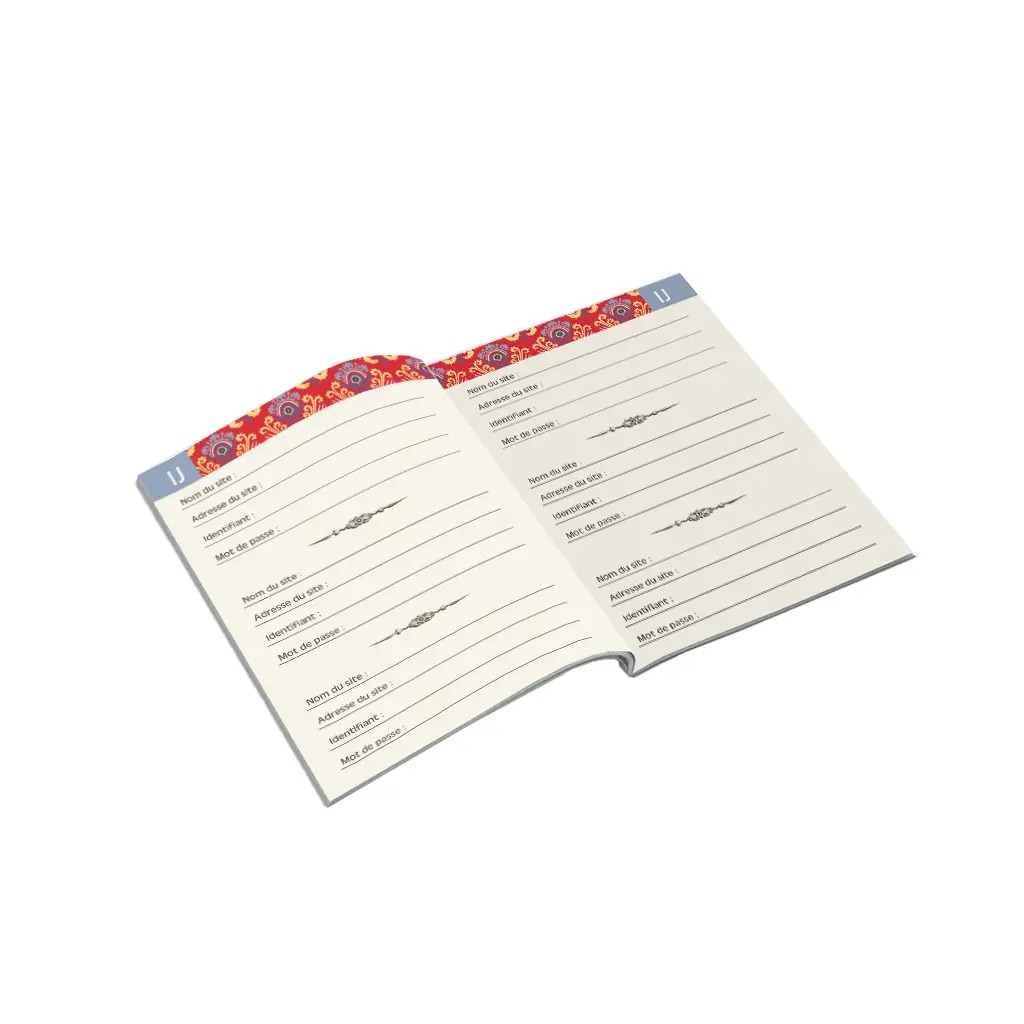 Carnet à Mots de Passe Flamant Rose - Gwenaëlle Trolez Créations