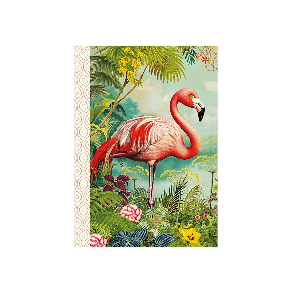 Carnet à Mots de Passe Flamant Rose - Gwenaëlle Trolez Créations