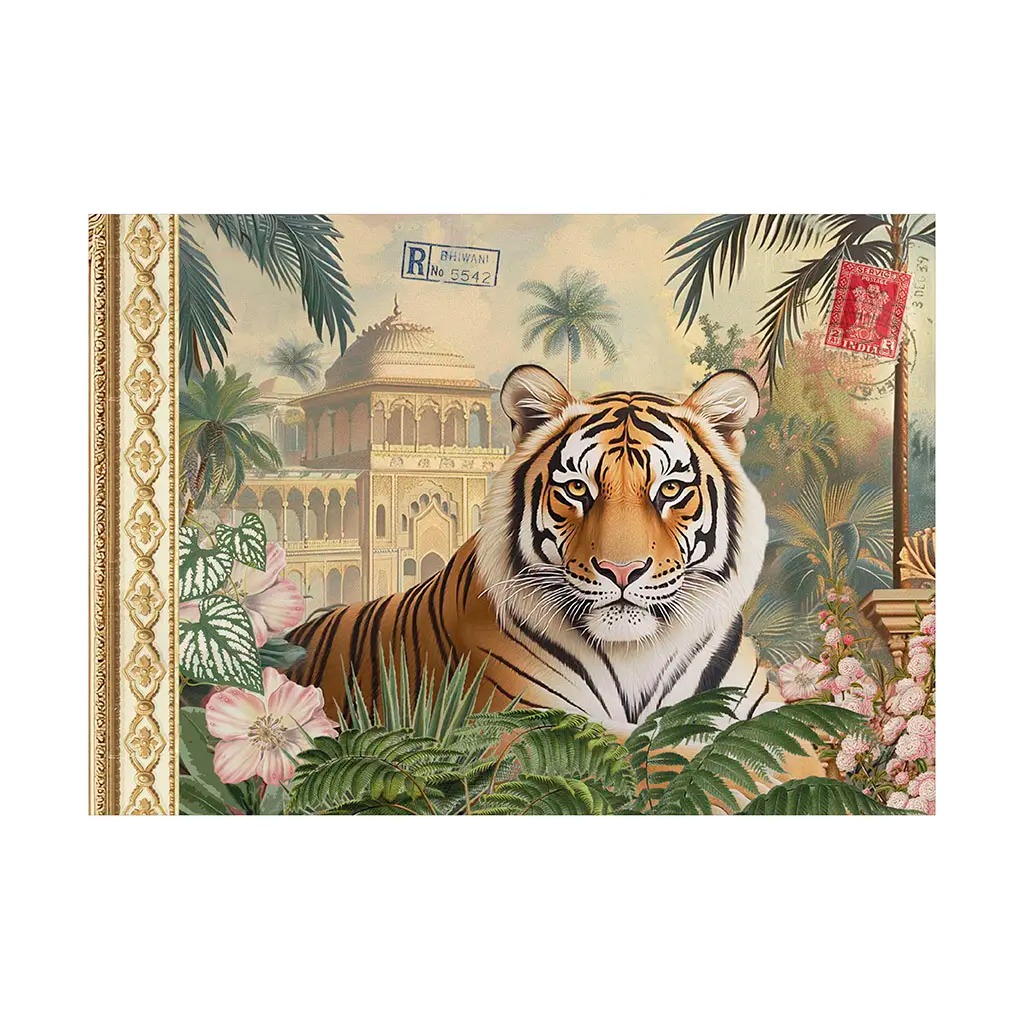Cahier Illustré Monde Animal Tigre - Gwenaëlle Trolez Créations