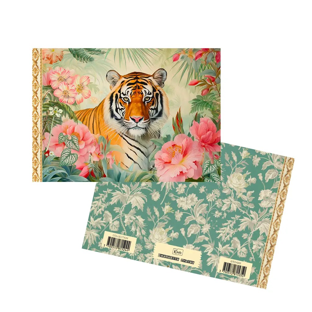 Cahier Illustré – Monde Animal Tigre - Gwenaëlle Trolez Créations