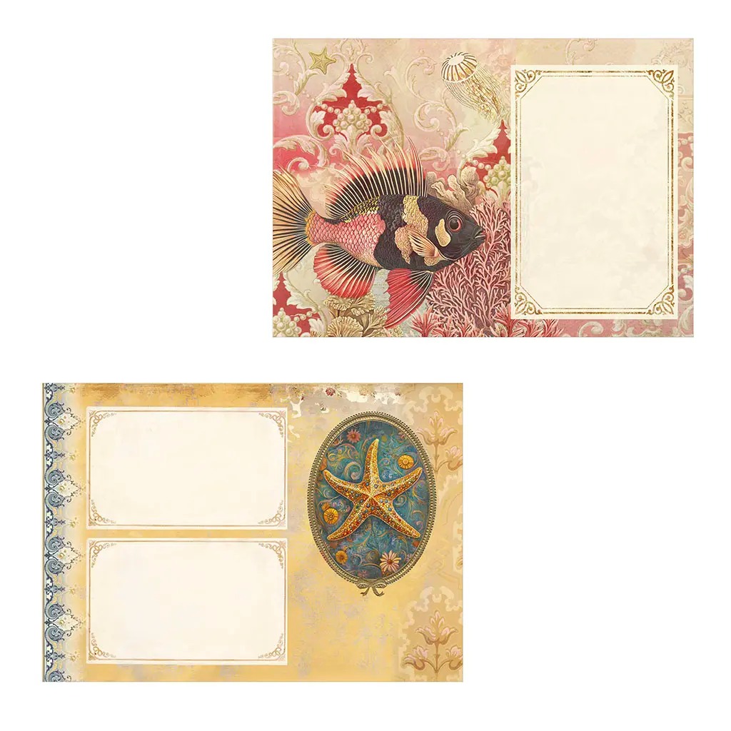 Cahier Illustré Art Nouveau Méduses - Gwenaëlle Trolez Créations